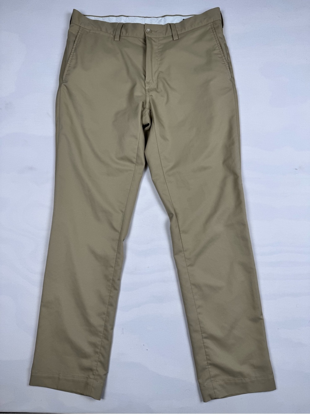 Polo Ralph Lauren Slim Fit Dress Pants Khaki Flat Front Men’s 34X32